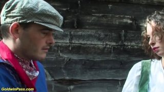 Laura picasso takes a rough anal deepthroat in the mountains